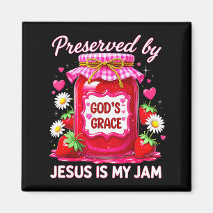 Aimant Jésus Ma Confiture Coquette De Fraise Rose Préserv
