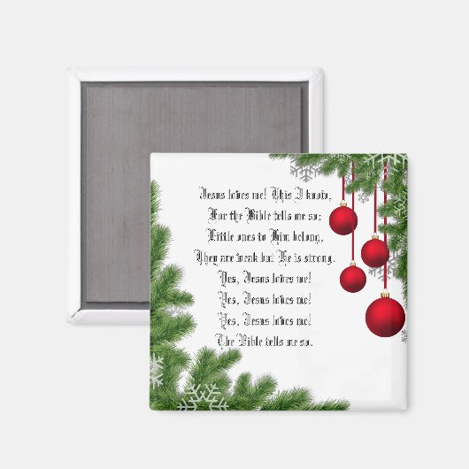 AIMANT JÉSUS M'AIME (Recto/Verso)