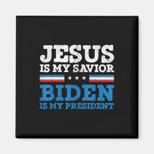Aimant Jésus Mon Sauveur Joe Biden Mon Président 2020 Ell