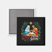 Aimant Jesus Reason For The Season Nativity Christmas Des (Recto/Verso)