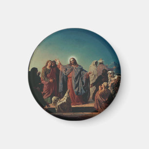 Aimant Jésus réveille Lazare par Robert Wilhelm Ekman