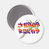 Aimant Jesus Rocks Christian (Recto/Verso)