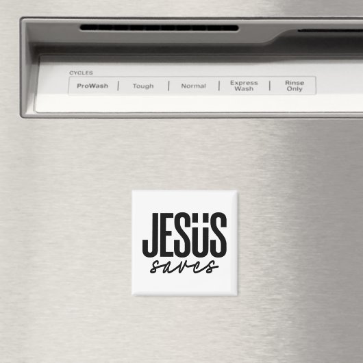 AIMANT JESUS SAVES (In Situ (Lave-vaisselle))