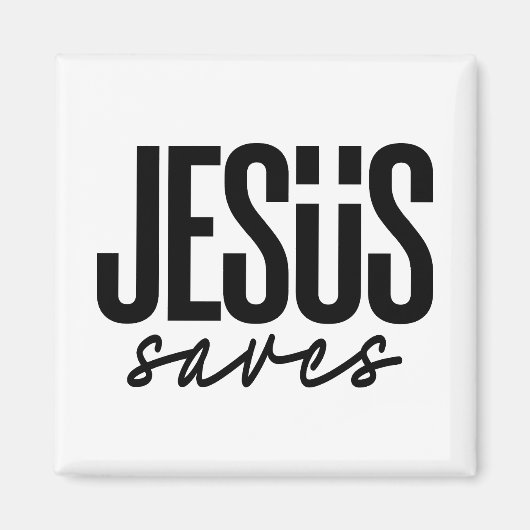 AIMANT JESUS SAVES (Devant)