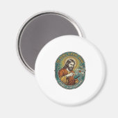 Aimant Jésus Souris Double Clic Cassée Bureau IT Tech (Recto/Verso)