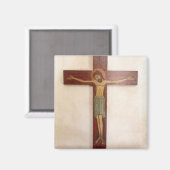Aimant Jésus sur la Croix Art (Recto/Verso)
