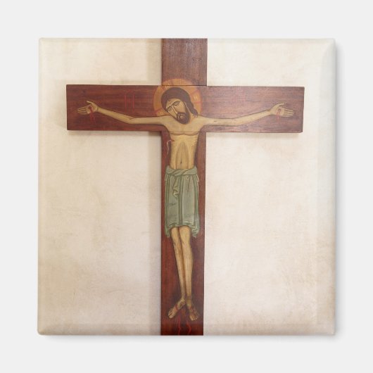 Aimant Jésus sur la Croix Art (Devant)