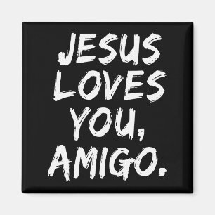 Aimant Jésus t'aime amigo croyant chrétien foi Dieu