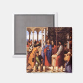 Aimant Jésus transforme l'eau en vin (mariage à Cana) (Recto/Verso)