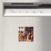 Aimant Jésus transforme l'eau en vin (mariage à Cana) (In Situ (Lave-vaisselle))