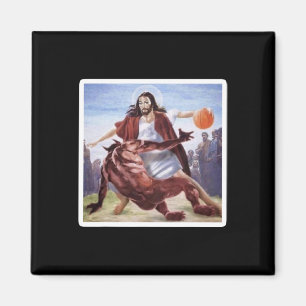 Aimant Jésus Traversant Satan Basketball