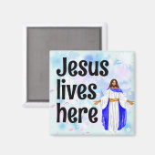 Aimant Jésus vit ici (Recto/Verso)