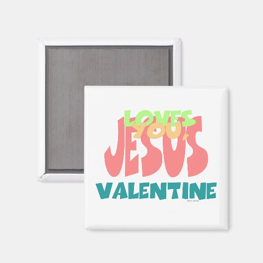 AIMANT JÉSUS VOUS AIME, VALENTINE (Recto/Verso)