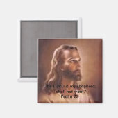 Aimant Jesusjpg : "L'Éternel est mon berger; je ne... (Recto/Verso)