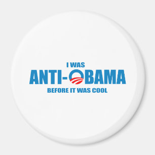 Aimant J'étais Anti-Obama avant que c'ait été T-shirt