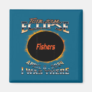 Aimant J'étais Eclipse Solaire Fishers Indiana Là