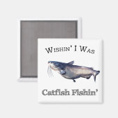 Aimant J'Étais Pêche À La Catfish (Recto/Verso)