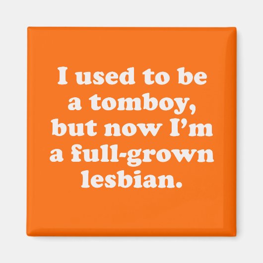 Aimant J'étais un tomboy (Devant)