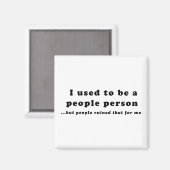 Aimant J'étais une personne du peuple... (Recto/Verso)