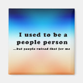 Aimant J'étais une personne du peuple... (Devant)