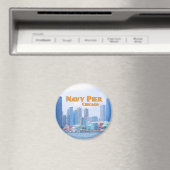 Aimant Jetée de marine - Chicago Illinois (In Situ (Lave-vaisselle))