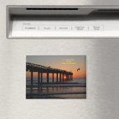 Aimant Jetée de pêche au lever du soleil (In Situ (Lave-vaisselle))