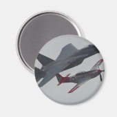 Aimant Jets Avions Pilotes Ateliers Capteurs (Recto/Verso)