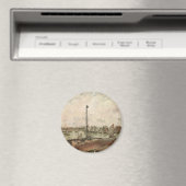 Aimant Jetty, Le Havre, Misty de Camille Pissarro (In Situ (Lave-vaisselle))