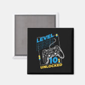 Aimant Jeu 10 ans Jeu 10e Anniversaire - Niveau 10 (Recto/Verso)