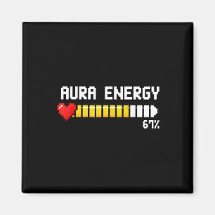 Aimant Jeu 67 Aura Énergie 67 Pour Cent Mème Joueur Rétro