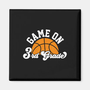Aimant Jeu Amusant Sur Le Basketball De 3E Année Premier 
