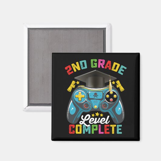 Aimant Jeu de 2e année de fin de diplôme Gamer (Recto/Verso)