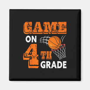 Aimant Jeu De Basket De 4E Année Retour À L'École Fun Gi