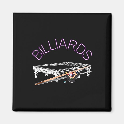 Aimant Jeu de billard (Devant)