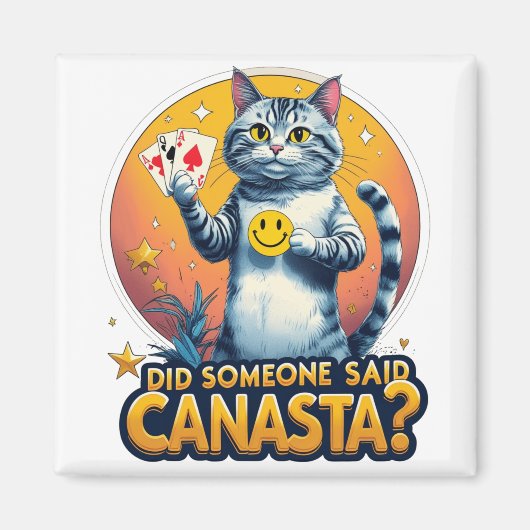 Aimant Jeu de canasta Stratégie de carte (Devant)