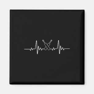 Aimant Jeu de cricket Funny Heartbeat pour joueur T amant