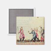 Aimant Jeu de pelote en plein air (Recto/Verso)