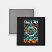 Aimant Jeu de rôle Rpg Master D20 Tabletop Drôle Rp (Recto/Verso)
