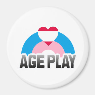 AIMANT JEU DE RÔLE SUR L'ÂGE ARC-EN-CIEL