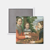 Aimant Jeu d'échecs, 1555 (Recto/Verso)