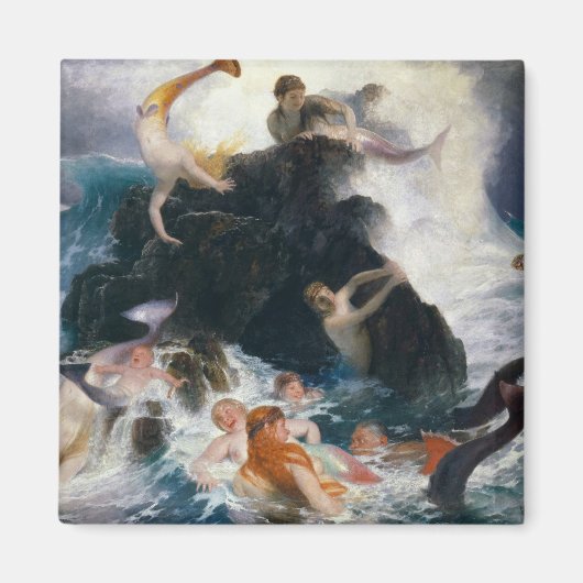 Aimant Jeu des Nereides, 1886 par Arnold Bocklin (Devant)