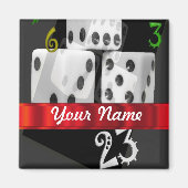 Aimant Jeu moderne dés (Devant)