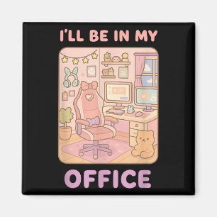 Aimant Jeu Pc Ill Être Dans Mon Bureau Matériel Nerd Jeu 