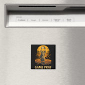 Aimant Jeu Prie Jésus Mème de jeu vidéo drôle rétro (In Situ (Lave-vaisselle))