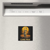 Aimant Jeu Prie Jésus Mème de jeu vidéo rétro drôle (In Situ (Lave-vaisselle))