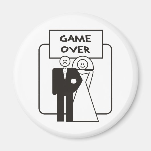 Aimant Jeu sur le mariage (Devant)