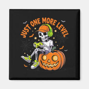 Aimant Jeu vidéo amusant Halloween Skeleton Gamer Costume