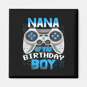 Aimant Jeu Vidéo Anniversaire Fête Nana Du Garçon Anniver