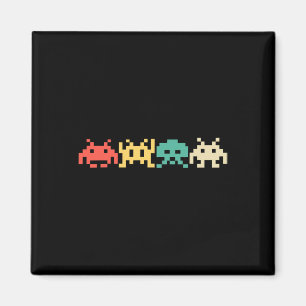 Aimant Jeu vidéo des années 80 Vintage Retro Arcade 1