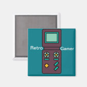Aimant Jeu vidéo Retro (Recto/Verso)